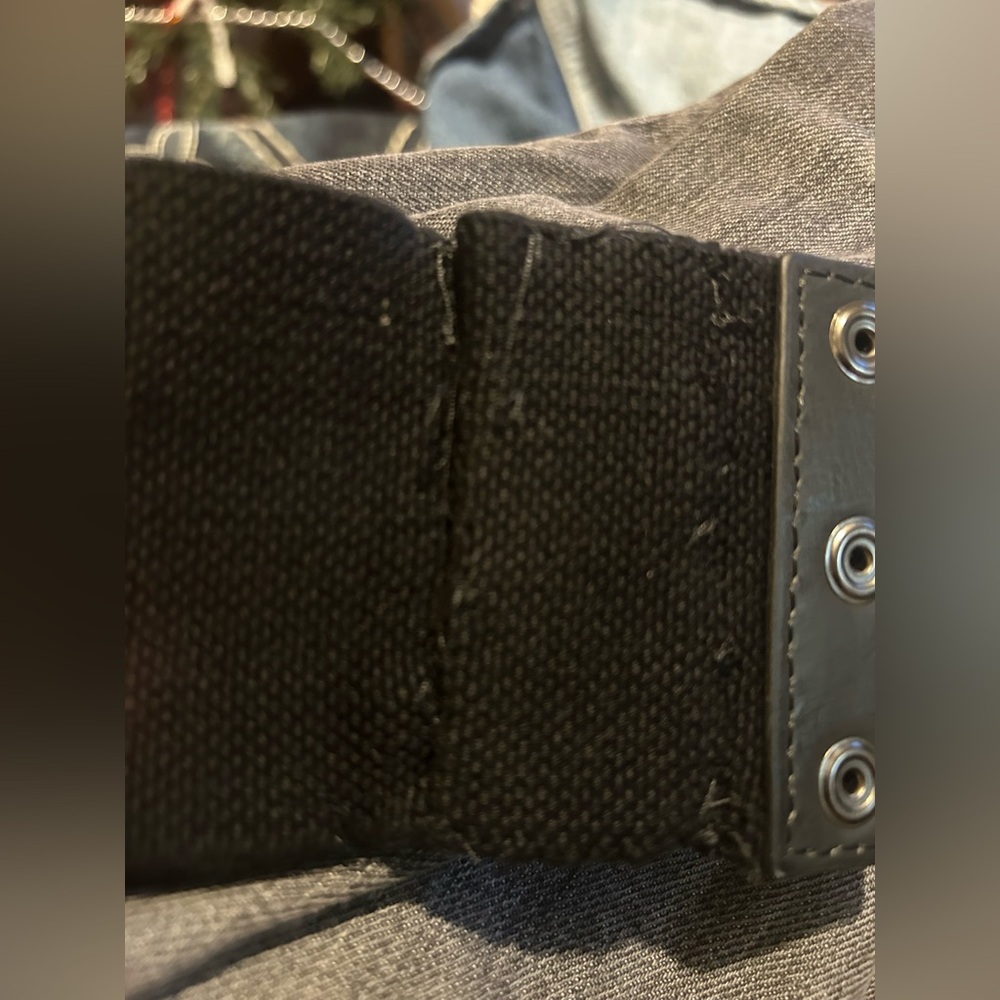 Miss Me Black Belt with Silver Accents - Picture 6 of 7